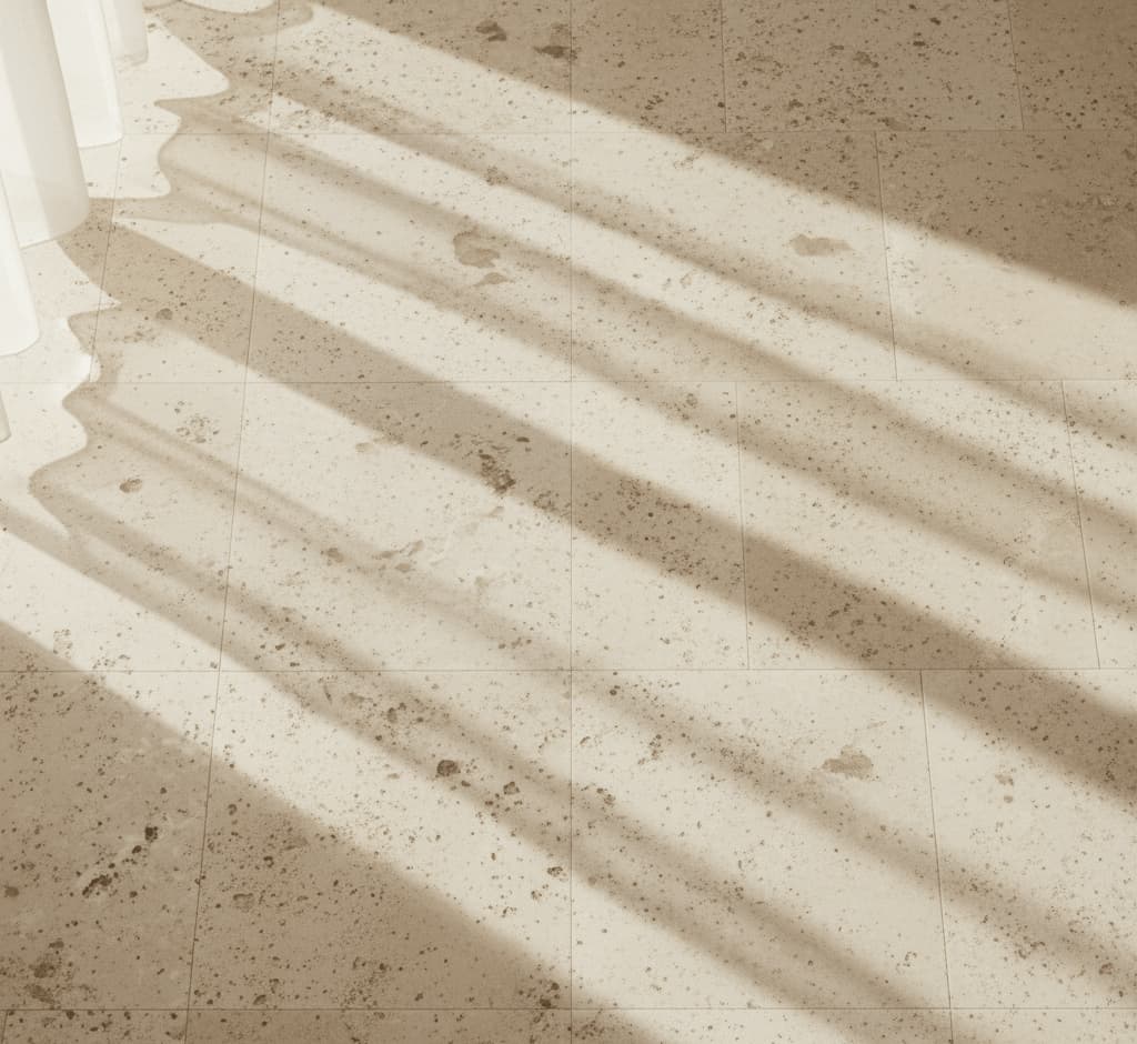 Ector® PP-10 - pavimenti porosi - Protettivo nanotecnologico per pavimentazioni porose come cotto, pietre arenarie, cemento e autobloccanti. Trasforma l'energia di superficie da attrattiva a repulsiva. - Non Trattato